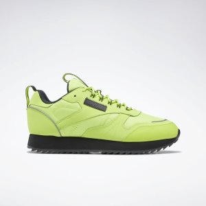 Adidasy Damskie Reebok Classic Leather Ripple Trail Głęboka Zielone/Szare PL 69WJQNA